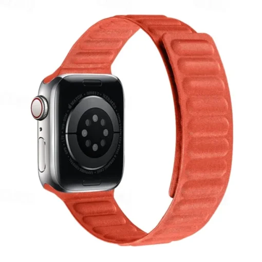 Solo Loop Compatible with Apple Watch band 38mm 40mm 41mm 42mm 44mm 45mm 49mm Magnetic Clasp Adjustable Silicone Strap Replacement Wristband for iwatch Ultra 2 Series 9 8 7 SE 6 5 4 3 2 1