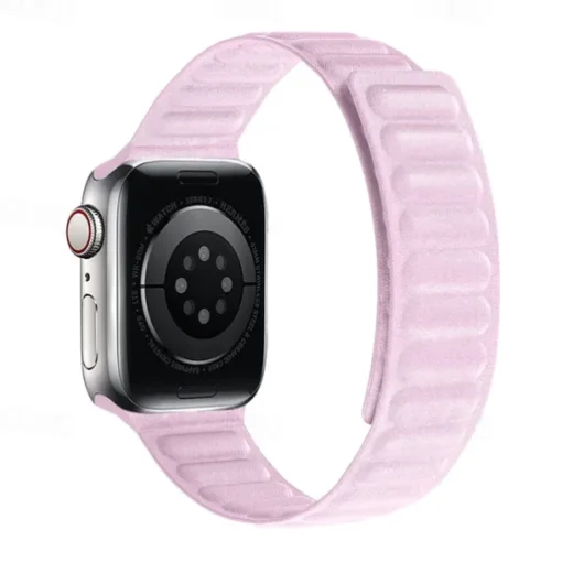 Solo Loop Compatible with Apple Watch band 38mm 40mm 41mm 42mm 44mm 45mm 49mm Magnetic Clasp Adjustable Silicone Strap Replacement Wristband for iwatch Ultra 2 Series 9 8 7 SE 6 5 4 3 2 1