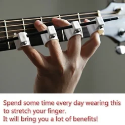 Spacing Adjustable Finger Extensor Guitar Trainer For Beginner Finger Expansion Finger Extend Trainer Finger Power Trainer For Piano Learner Saxophone Learner Ukulele Beginner