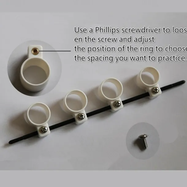 Spacing Adjustable Finger Extensor Guitar Trainer For Beginner Finger Expansion Finger Extend Trainer Finger Power Trainer For Piano Learner Saxophone Learner Ukulele Beginner