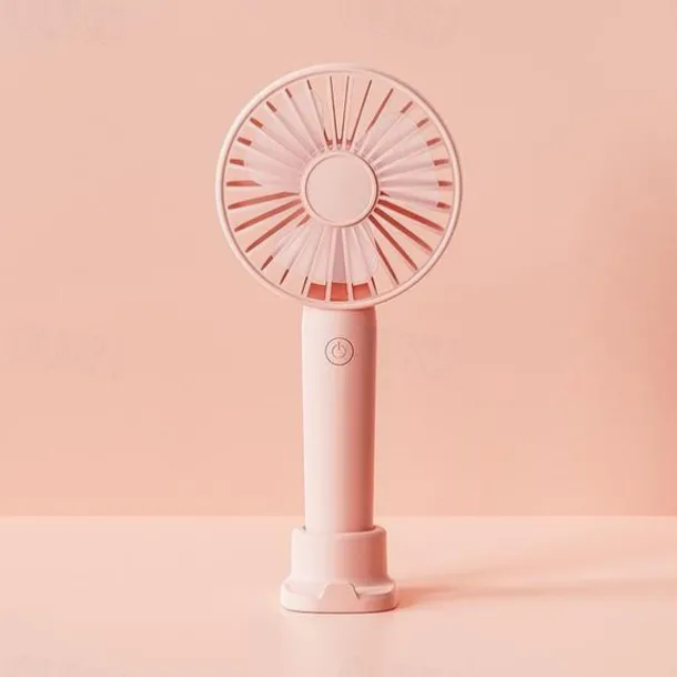 3-Speed Portable Handheld Mini Fan – USB Rechargeable Personal Fan with 1200mAh Battery for Indoor and Outdoor Use