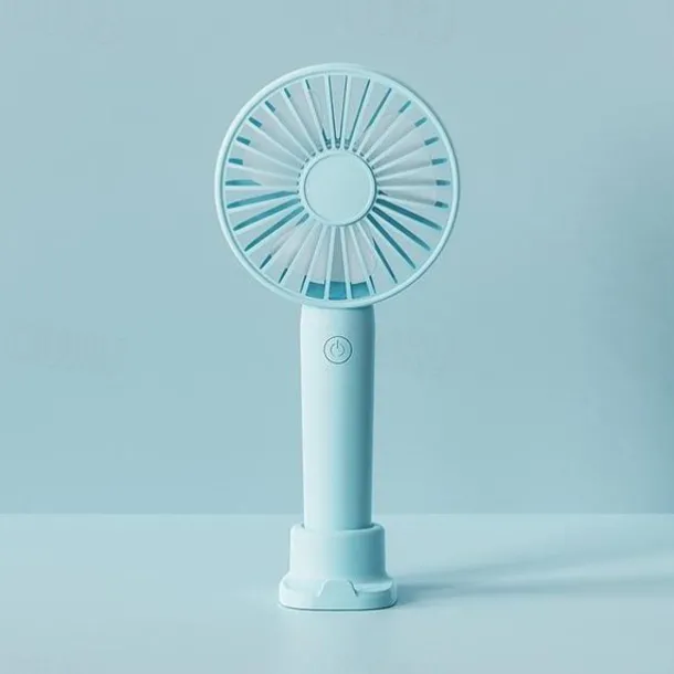 3-Speed Portable Handheld Mini Fan – USB Rechargeable Personal Fan with 1200mAh Battery for Indoor and Outdoor Use
