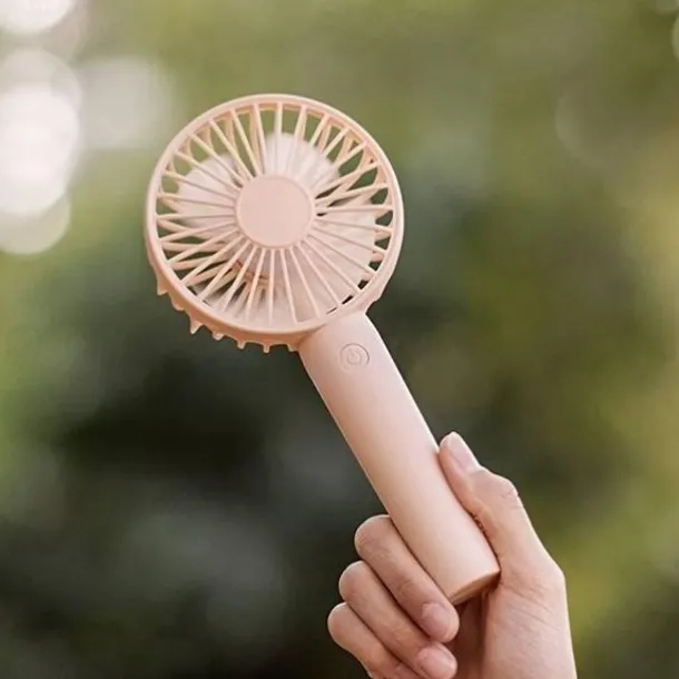 3-Speed Portable Handheld Mini Fan – USB Rechargeable Personal Fan with 1200mAh Battery for Indoor and Outdoor Use