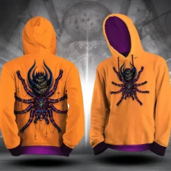 Spider Hoodie Pullover Halloween 3D Front Pocket Graphic Kings Day For Couple's Men's Women's Adults' Halloween Carnival Masquerade 3D Print Party Casual Daily