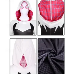Spider Superhero Gwen Halloween Bodysuits Full Body Catsuit Sexy Costume Kid's Adults' Women's Girls' Carnival Party Easy Halloween Costumes Dress Up