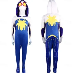 Spider Superhero Gwen Halloween Bodysuits Full Body Catsuit Sexy Costume Kid's Adults' Women's Girls' Carnival Party Easy Halloween Costumes Dress Up