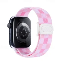 Sport Band Compatible with Apple Watch band 38mm 40mm 41mm 42mm 44mm 45mm 49mm Elastic Adjustable Nylon Strap Replacement Wristband for iwatch Ultra 2 Series 9 8 7 SE 6 5 4 3 2 1