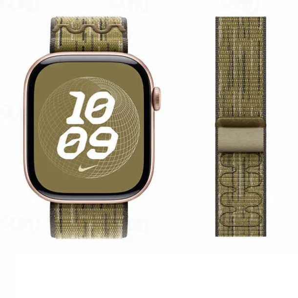 Sport Band Compatible with Apple Watch band 38mm 40mm 41mm 42mm 44mm 45mm 49mm Adjustable Fabric Strap Replacement Wristband for iwatch Ultra 2 Series 9 8 7 SE 6 5 4 3 2 1