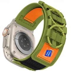 Sport Band Compatible with Apple Watch band 38mm 40mm 41mm 42mm 44mm 45mm 49mm Multilayer Elastic Rugged Nylon Strap Replacement Wristband for iwatch Ultra 2 Series 9 8 7 SE 6 5 4 3 2 1