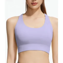 Sports Bra Hollow Mesh Back Sports Bra Fitness Yoga Vest Shockproof Yoga Bra Without Steel Ring