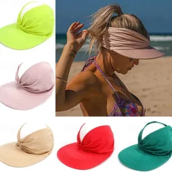Spring And Summer New Hat Female Sun Visor Baseball Cap Female Anti-ultraviolet Personality Adult Empty Top Hat