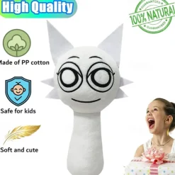 Sprunki Plush 10'' Sprunky Wenda and Gray Plushies Sprunk Soft and Funs Stuffed Toys Dolls for Fans and Friends Birthday