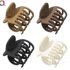 Square Claw Clips Big and Small Neutral Rectangle Hair Claw Clips Non-slip Matte Large Hair Clips for Women Strong Hold jaw clip for Thick Thin Hair