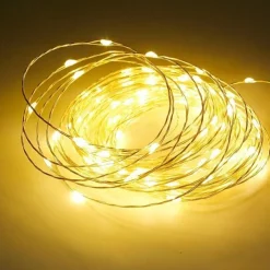 St. Patrick's Day Lights 9pcs 2m 20 LEDs String Lights Warm White White Red Gypsophila LED Lights Outdoor Cuttable New Design USB Powered Garden Courtyard Decoration Lamp