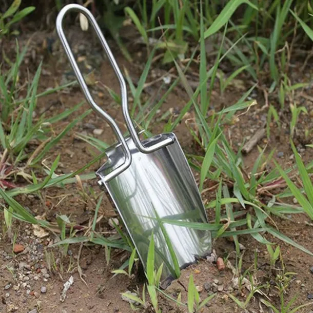 Stainless Steel Camping Shovel – Multifunctional Portable Folding Engineer Shovel for Outdoor Survival & Tactical Use