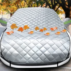 Starfire Car Front Windshield Snow Shield Anti-Freeze Cover Wind Shield Snow Shield Anti-Frost Cover Cloth Winter Snow Protection Thickened Winter