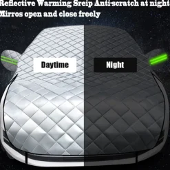 Starfire Car Front Windshield Snow Shield Anti-Freeze Cover Wind Shield Snow Shield Anti-Frost Cover Cloth Winter Snow Protection Thickened Winter