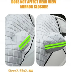 Starfire Car Front Windshield Snow Shield Anti-Freeze Cover Wind Shield Snow Shield Anti-Frost Cover Cloth Winter Snow Protection Thickened Winter