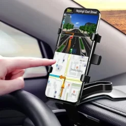 StarFire Car Phone Holder Easy Clip Stand Mounting Black Bracket For Phone&GPS Driving Recorder