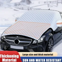 Starfire Car Snow Cover Front Windshield Snow Cover Anti-Freeze Cover Anti-Frost Cover Hood Thickened Winter Car Clothing Cloth