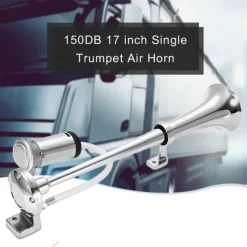 StarFire Car Truck Horn Train Air Horn 150DB Loud Universal Electric Dual Trumpet Air Horns Kit For Any 12V/24V Cars Trucks Trains Lorry Boat Ship Van