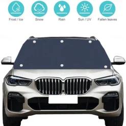 StarFire 210*120cm Magnetic Car Sun Shade Protector Auto Front Window Sunshade Cover Car Windshield Sunshade Protector Car Accessories