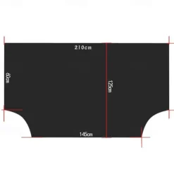 StarFire 210*120cm Magnetic Car Sun Shade Protector Auto Front Window Sunshade Cover Car Windshield Sunshade Protector Car Accessories