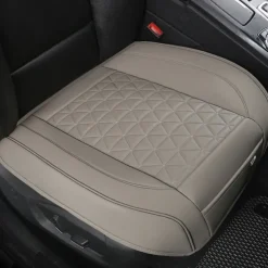 StarFire High End Luxury PU Leather Car Seat Cover Protector, Front Seat Bottom, Compatible with 90% Vehicles