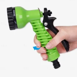 Starfire Household High-Pressure Car Wash Water Gun Flushing Telescopic 15m Water Pipe Multi-Purpose Car Garden Water Pipe Garden Watering Set