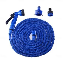 Starfire Household High-Pressure Car Wash Water Gun Flushing Telescopic 15m Water Pipe Multi-Purpose Car Garden Water Pipe Garden Watering Set