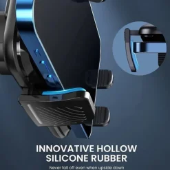 StarFire Mobile Phone Holder For Car Air Outlet 360 Degree Rotation StablePhone Mount Compatible For Android/IOS Suitable For 4-7 Inches Smart Phone Black