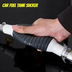 StarFire 1PC Car Fuel Gas Hand Primer Manual Pump Fuel Line Pump Fuel Pumps Car Tool Transfer Primer for Gas Petrol Diesel Oil Liquid Water with Valve Clips