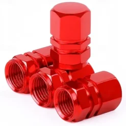 StarFire 4pcs Car Tire Valve Caps Aluminum Alloy Car Wheel Tire Valve Caps Dustproof Car Motorcycle Truck Bike For USA AIR Valve Caps