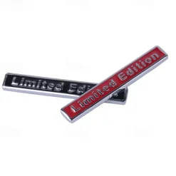 StarFire 1pcs 3D Car Sticker Limited Edition Emblem Badge Decal Case for Audi A4 A4L A6 Q3/ BMW/ Honda/ Motorcycle Decals for Vespa/ Kawasaki/ Suzuki/ Triumph