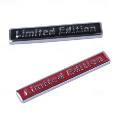 StarFire 1pcs 3D Car Sticker Limited Edition Emblem Badge Decal Case for Audi A4 A4L A6 Q3/ BMW/ Honda/ Motorcycle Decals for Vespa/ Kawasaki/ Suzuki/ Triumph