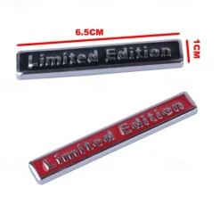 StarFire 1pcs 3D Car Sticker Limited Edition Emblem Badge Decal Case for Audi A4 A4L A6 Q3/ BMW/ Honda/ Motorcycle Decals for Vespa/ Kawasaki/ Suzuki/ Triumph