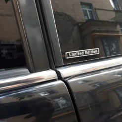 StarFire 1pcs 3D Car Sticker Limited Edition Emblem Badge Decal Case for Audi A4 A4L A6 Q3/ BMW/ Honda/ Motorcycle Decals for Vespa/ Kawasaki/ Suzuki/ Triumph