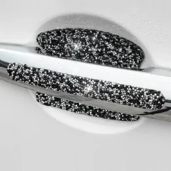StarFire 1/2/4PCS Rhinestone Car Door Handle Stickers - Bling Car Accessories Crystal Glitter Door Handle Protector Stickers and Decals Scratch Safety Reflective Auto Sticker for Woman &amp Man