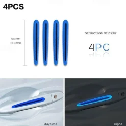 StarFire 4pcs/8pcs Universal Door Handle Sticker 3D Carbon Fiber Car Door Handle Paint Scratch Protector Sticker Stonego Auto Door Handle Scratch Cover