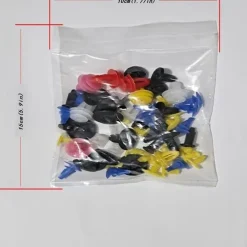 StarFire 50/100/200Pcs/Set Universal Plastic Clips For Car Fender Bumper Door Car Interior Hole Lining Panel Retainer Push Clips