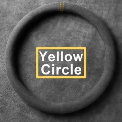 StarFire Suede Cover for All Seasons Steering Wheel Cover Ultra-thin Non-slip Round Breathable Auto Steering Wheel Cover