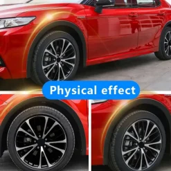 StarFire Wheel Arch Covers Extensions Universal Rubber Fender Flares Lip Wheel-arch Trim Fender Eyebrow Protector Scratch Proof Rubber