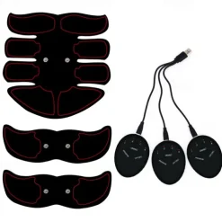 Stimulator Abdominal Muscle Toner Abs Muscle Trainer 6 Modes 9 Levels Intensity Body Fitness Shaping Massage Patch