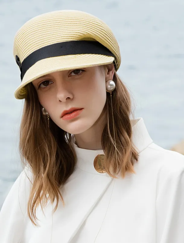 Straw Hats with Braided Strap 1PC Casual / Melbourne Cup Headpiece