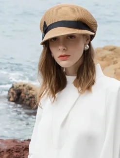 Straw Hats with Braided Strap 1PC Casual / Melbourne Cup Headpiece