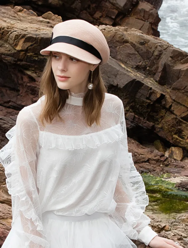 Straw Hats with Braided Strap 1PC Casual / Melbourne Cup Headpiece