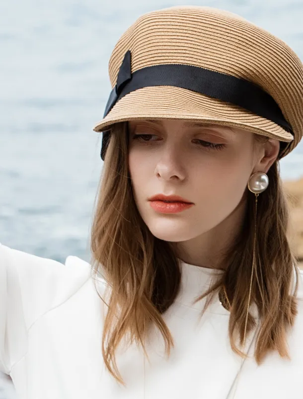 Straw Hats with Braided Strap 1PC Casual / Melbourne Cup Headpiece