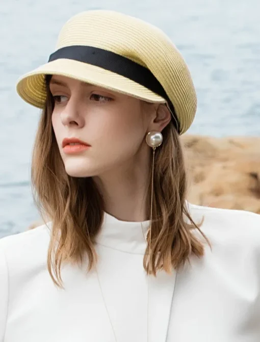 Straw Hats with Braided Strap 1PC Casual / Melbourne Cup Headpiece