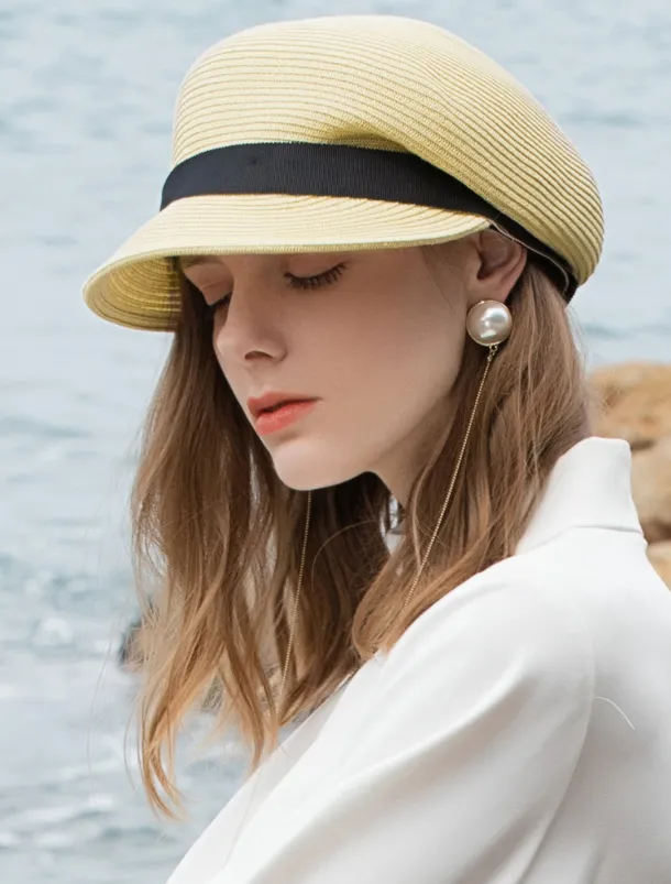 Straw Hats with Braided Strap 1PC Casual / Melbourne Cup Headpiece