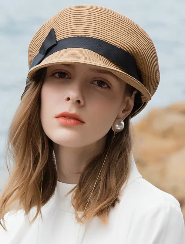 Straw Hats with Braided Strap 1PC Casual / Melbourne Cup Headpiece